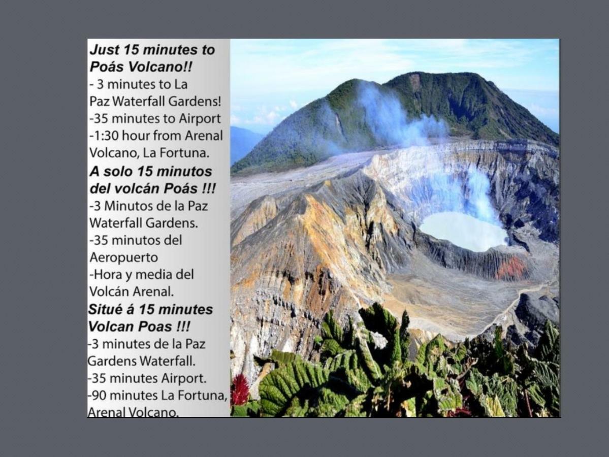 Poas Volcano La Paz Tiquicia Lodge Vara Blanca  外观 照片